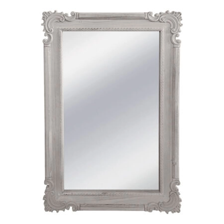 ΞΥΛΙΝΟΣ ΚΑΘΡΕΦΤΗΣ ΠΑΛΑΙΩΜΕΝΟ ΕΚΡΟΥ - 60x3.5x90cm 4/ΚΙΒ - Κασπω