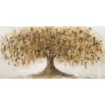ΠΙΝΑΚΑΣ ΚΑΜΒΑΣ ΜΕ 1 ΧΡΥΣΟ ΔΕΝΤΡΟ - 60X120cm 6/KIB