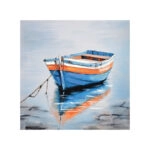 ΠΙΝΑΚΑΣ ΚΑΜΒΑΣ ΚΑΡΑΒΑΚΙ ΣΤΗΝ ΘΑΛΑΣΣΑ - 60x60cm 16/KIB