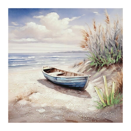 ΠΙΝΑΚΑΣ ΚΑΜΒΑΣ ΜΕ ΚΑΡΑΒΙ ΣΤΗΝ ΣΤΕΡΙΑ - 80x80cm 8/KIB - Κασπω