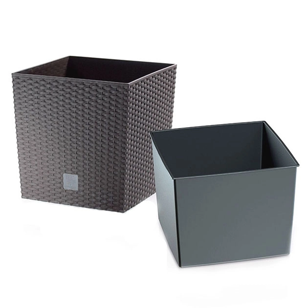 ΚΑΣΠΩ-ΓΛΑΣΤΡΑ (2 ΣΕ 1) ΑΝΘΡΑΚΙ RATO LOW ΤΕΤΡΑΓΩΝΗ 32x32x32.5cm 1/3KIB