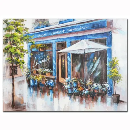 ΠΙΝΑΚΑΣ ΚΑΜΒΑΣ ΤΟ ΜΠΛΕ ΚΑΦΕ 60x80cm. 8/ΚΙΒ - Κασπω