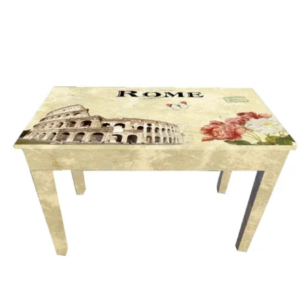 ΞΥΛΙΝΟ ΤΡΑΠΕΖΙ - ΡΩΜΗ 90x48x62cm 1/ΚΙΒ - Κασπω