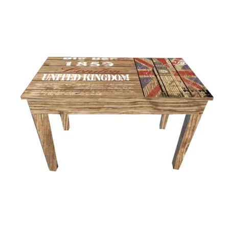 ΞΥΛΙΝΟ ΤΡΑΠΕΖΙ - UNITED KINGDOM 90x48x62cm  1/ΚΙΒ - Κασπω