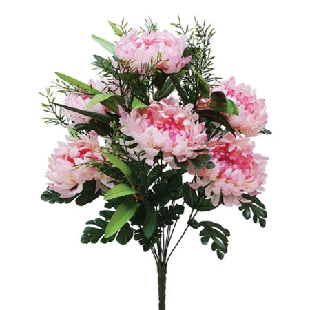 ΜΠΟΥΚΕΤΟ ΡΟΖ ΧΡΥΣΑΝΘΕΜΟ Χ13 Υ60cm. 12/48ΚΙΒ - Κασπω