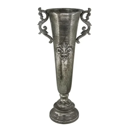 ΜΕΤΑΛΛΙΚΟ BAZO - ΑΣΗΜΙ ANTIKE Y50.5cm 6/KIB - Κασπω