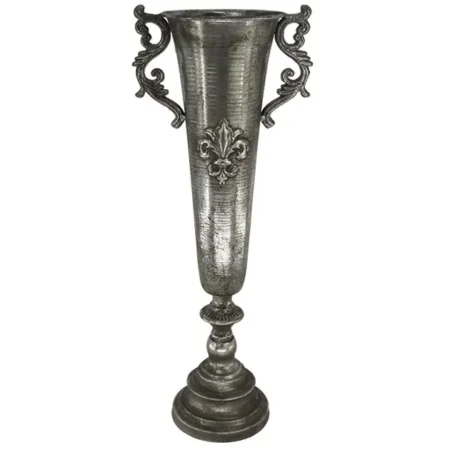 ΜΕΤΑΛΛΙΚΟ BAZO - ΑΣΗΜΙ ANTIKE Y57.5cm 6/KIB - Κασπω