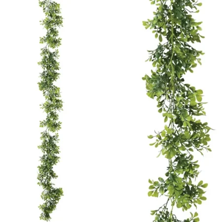 ΓΙΡΛΑΝΤΑ ΠΡΑΣΙΝΑΔΑ ΣΤΡΟΓΓΥΛΟ ΦΥΛΛΑΡΑΚΙ 155cm 48/96 - Κασπω