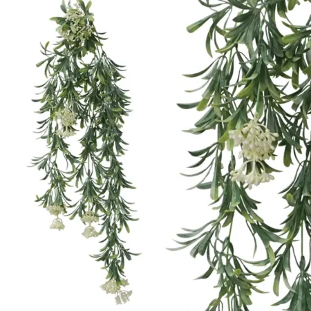 ΡΙΖΑ ΚΡΕΜΑΣΤΗ ΠΡΑΣΙΝΟ ΑΣΠΡΟ ΑΝΘΑΚΙ 35x77cm 48/96KIB - Κασπω