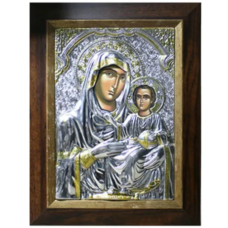 EIKONA ΑΛΟΥΜΙΝΙΟΥ ΠΑΝΑΓΙΑ ΙΕΡΟΣΟΛΥΜΙΤΙΣΣΑ - 38x51cm - Κασπω