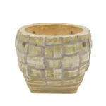 ΚΑΣΠΩ ΣΤΡΟΓΓΥΛΟ ΜΠΕΖ ΜΩΣΑΪΚΟ ΜΕΓΑΛΟ Φ19.5x16cm 1/6ΚΙΒ