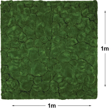 ΜΟΚΕΤΑ ΒΡΥΑ ΠΡΑΣΙΝΟ ΠΛΑΚΑΚΙ - 100x100cm 20/KΙΒ - Κασπω
