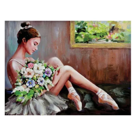 ΠΙΝΑΚΑΣ ΚΑΜΒΑΣ ΜΠΑΛΑΡΙΝΑ ME ΑΝΘΟΔΕΣΜΗ 80x60cm 8/ΚΙΒ - Κασπω