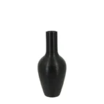 ΒΑΖΟ-ΜΠΟΥΚΑΛΙ ΜΑΥΡΟ ΚΕΡΑΜΙΚΟ ΓΡΑΜΜΩΤΟ Φ14x31cm - 12/KIB