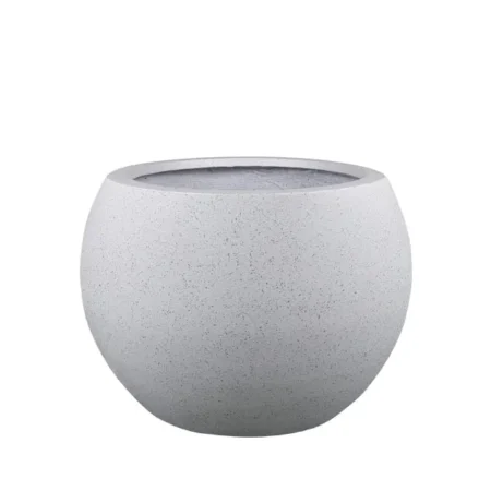 ΚΑΣΠΩ FIBER CLAY ΛΕΥΚΟ-ΓΡΑΝΙΤΗ ΜΠΑΛΑ ΜΕΓΑΛΟ Φ55x37cm - Κασπω