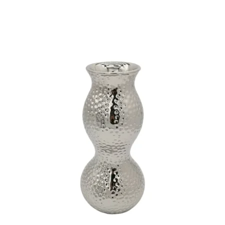 ΒΑΖΟ ΚΕΡΑΜΙΚΟ ΑΣΗΜΙ ΣΦΥΡΗΛΑΤΟ 13x28,5CM 18/box - Κασπω