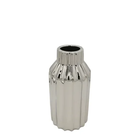 ΒΑΖΟ ΚΕΡΑΜΙΚΟ ΑΣΗΜΙ ΚΑΘΕΤΕΣ ΠΤΥΧΕΣ 11,5x23,5CM 12/box - Κασπω