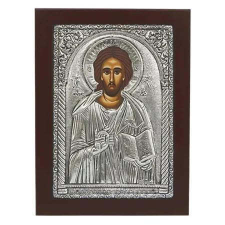 ΕΙΚΟΝΑ ΑΛΟΥΜΙΝΙΟΥ ΙΗΣΟΥΣ ΧΡΙΣΤΟΣ - 25x30cm - Κασπω