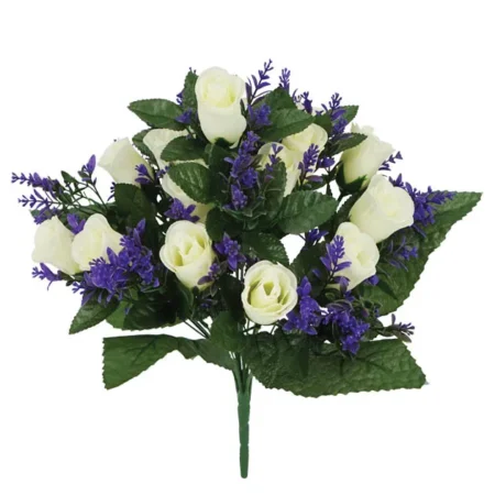 ΜΠΟΥΚΕΤΟ ΤΡΙΑΝΤΑΦΥΛΛΟ ΛΕΒΑΝΤΑ ΕΚΡΟΥ X24 Y43cm 12/48ΚΙΒ - Κασπω