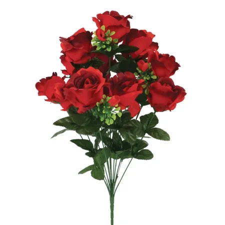 ΜΠΟΥΚΕΤΟ ΚΟΚΚΙΝΟ ΤΡΙΑΝΤΑΦΥΛΛA X14 - Y54cm 24/72ΚΙΒ - Κασπω