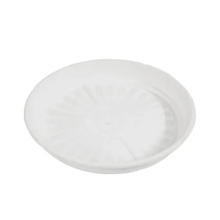 ΠΙΑΤΟ ΓΛΑΣΤΡΑΣ Φ31cm ΛΕΥΚΟ ΠΛΑΣΤΙΚΟ PODSTAWKI TERAKOTA - Κασπω