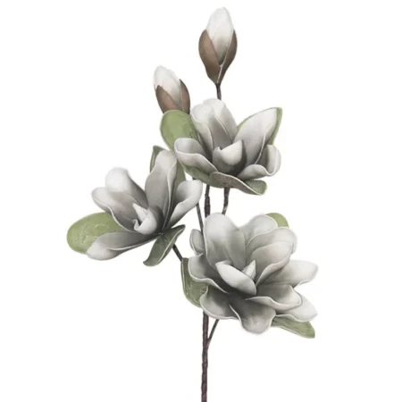 ΚΛΑΔΙ FOAM ΓΚΡΙ ΑΝΘΗ ΜΑΝΩΛΙΑΣ X5 - Y86cm 12/120ΚΙΒ