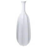 FIBERGLASS ΒΑΖΟ ΛΕΥΚΟ ΠΑΓΟΥ / ΚΑΘΕΤΕΣ ΠΤΥΧΕΣ - Φ42x120cm 1/KIB
