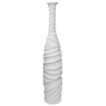 FIBERGLASS ΒΑΖΟ ΛΕΥΚΟ ANTIKΕ / ΚΥΜΑΤΙΣΤΟ - Φ28x135cm 1/KIB