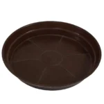 ΠΙΑΤΟ ΓΛΑΣ. Φ35cm ΣΚΟΥΡΟ-ΚΑΦΕ ΠΛΑΣΤΙΚΟ Ν8