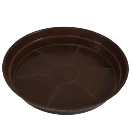 ΠΙΑΤΟ ΓΛΑΣ. Φ35cm ΣΚΟΥΡΟ-ΚΑΦΕ ΠΛΑΣΤΙΚΟ Ν8 - Κασπω