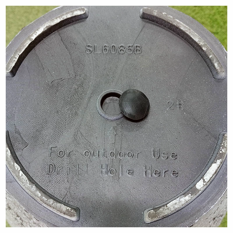 STONE POLYRESIN ΚΑΣΠΩ ΜΕ ΠΙΑΤΟ ΓΚΡΙ ΟΨΙΔΙΑΝΟY ΜΙΝΙ - Φ21x21.8cm