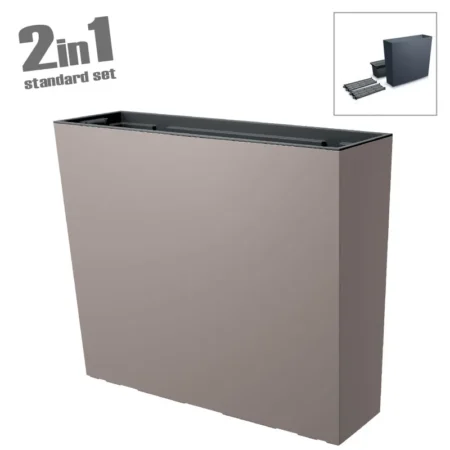 ΖΑΡΝΤΙΝΙΕΡΑ (2 ΣΕ 1) ΠΛΑΣΤΙΚΗ ΜΟΚΚΑ URBI CASE T - 77x23.5x68.6cm 2/20ΚΙΒ - Κασπω