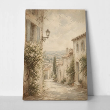 Πίνακας σε Καμβά VINTAGE DARK ACADEMIA ALLEY - Vintage
