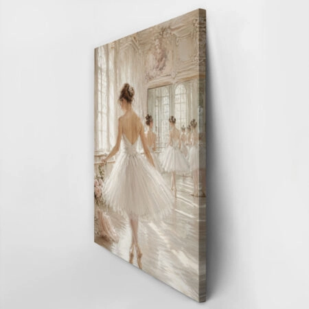 Πίνακας σε Καμβά VINTAGE DARK ACADEMIA BALLERINAS - Vintage Sticky 2