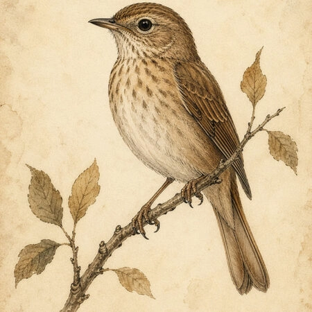 Πίνακας σε Καμβά VINTAGE DARK ACADEMIA BIRD 11 -  Sticky 5