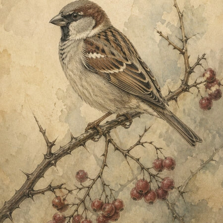 Πίνακας σε Καμβά VINTAGE DARK ACADEMIA BIRD 2 - Vintage Sticky 5