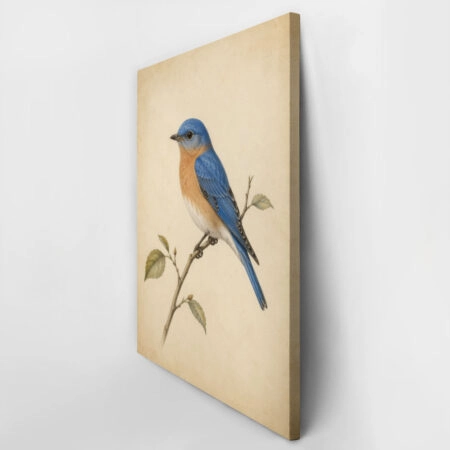 Πίνακας σε Καμβά VINTAGE DARK ACADEMIA BIRD 3 - Vintage Sticky 2
