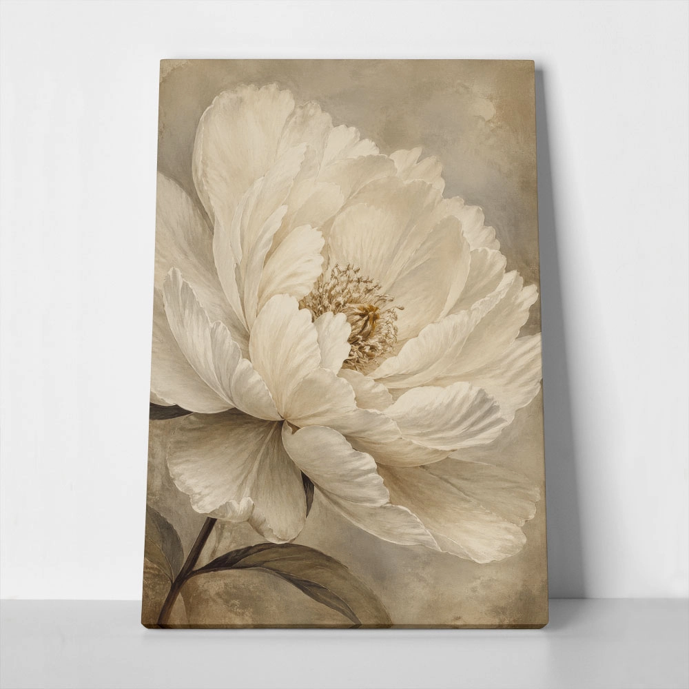 Πίνακας σε Καμβά VINTAGE DARK ACADEMIA BLOSSOM