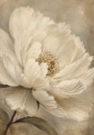 Πίνακας σε Καμβά VINTAGE DARK ACADEMIA BLOSSOM