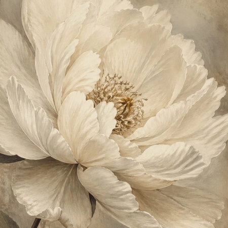 Πίνακας σε Καμβά VINTAGE DARK ACADEMIA BLOSSOM - Vintage Sticky 5