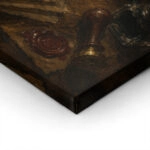 Πίνακας σε Καμβά VINTAGE DARK ACADEMIA BOOKS 3