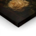 Πίνακας σε Καμβά VINTAGE DARK ACADEMIA BOOKS AND ROSES 2