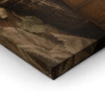 Πίνακας σε Καμβά VINTAGE DARK ACADEMIA BOOKS AND ROSES