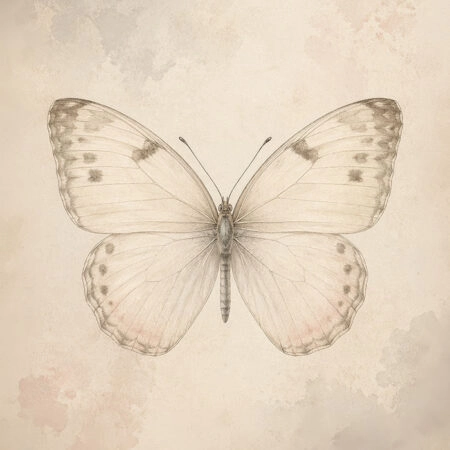 Πίνακας σε Καμβά VINTAGE DARK ACADEMIA BUTTERFLY 2 - Vintage Sticky 5