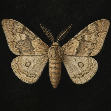Πίνακας σε Καμβά VINTAGE DARK ACADEMIA BUTTERFLY 4 - Vintage Sticky 5