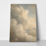 Πίνακας σε Καμβά VINTAGE DARK ACADEMIA CLOUDS