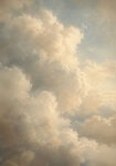 Πίνακας σε Καμβά VINTAGE DARK ACADEMIA CLOUDS