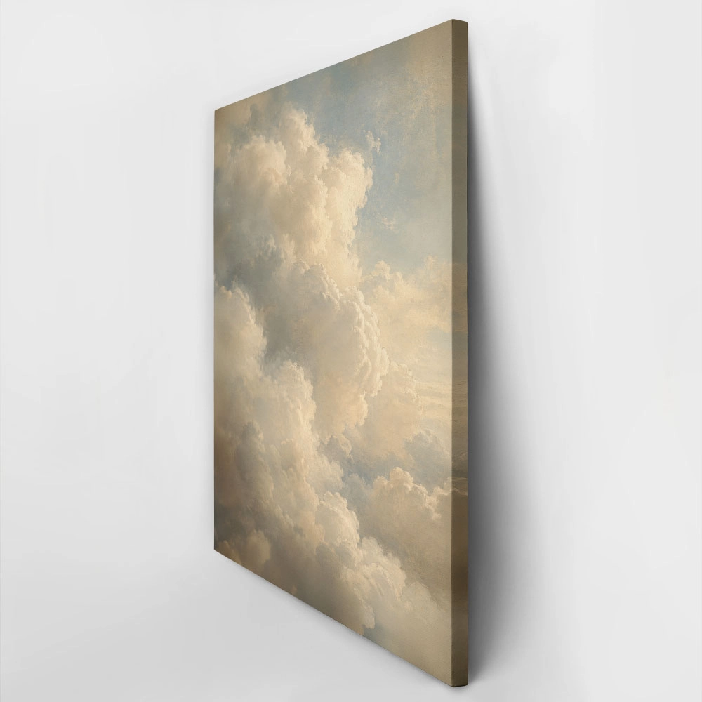 Πίνακας σε Καμβά VINTAGE DARK ACADEMIA CLOUDS