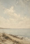 Πίνακας σε Καμβά VINTAGE DARK ACADEMIA COAST