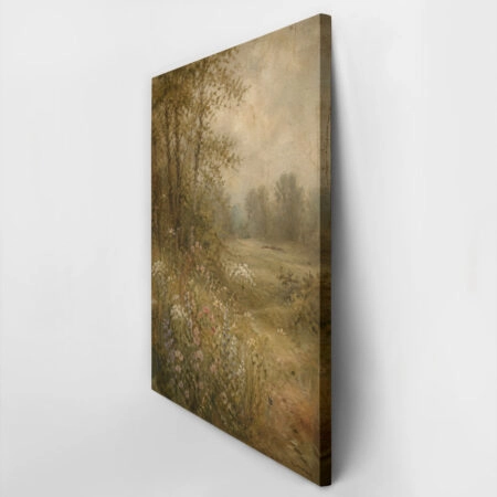 Πίνακας σε Καμβά VINTAGE DARK ACADEMIA COUNTRY FLOWERS - Vintage Sticky 2